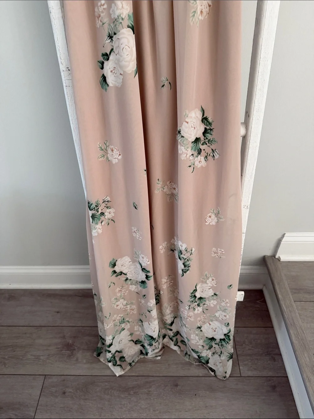 Show Me your Mumu Floral Halter Amanda bouquet toss chiffon Maxi dress medium